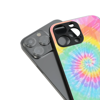 Rainbow stylish phone case for iphone 12 | glossy glass and slim fit