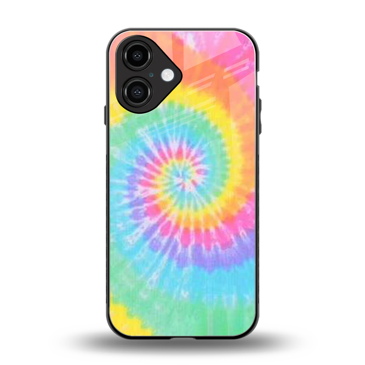 Rainbow back phone cover | glass case for iphone 16