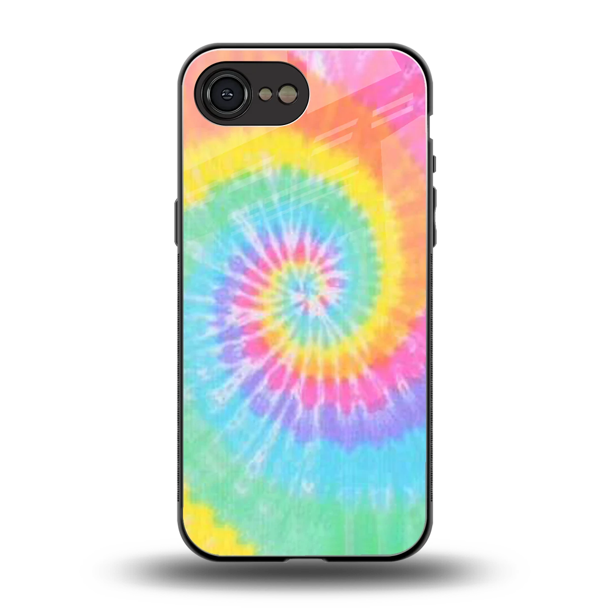 Rainbow back phone cover | glass case for iphone 16e