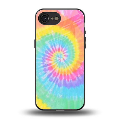 Rainbow back phone cover | glass case for iphone 16e
