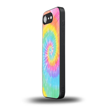 Rainbow iphone 16e mobile cover | shockproof glass phone case