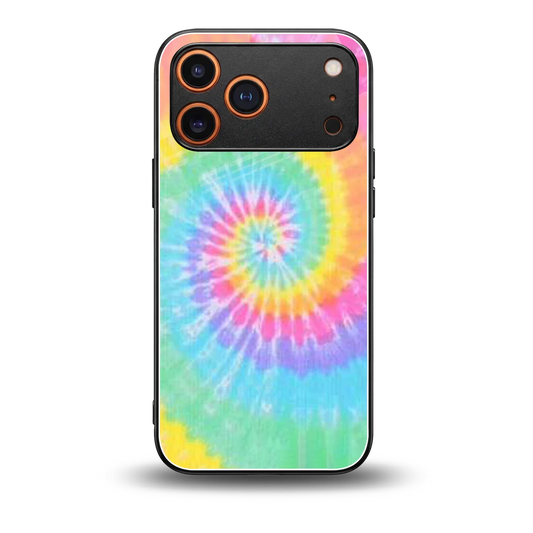 Rainbow back phone cover | glass case for iphone 17 pro max