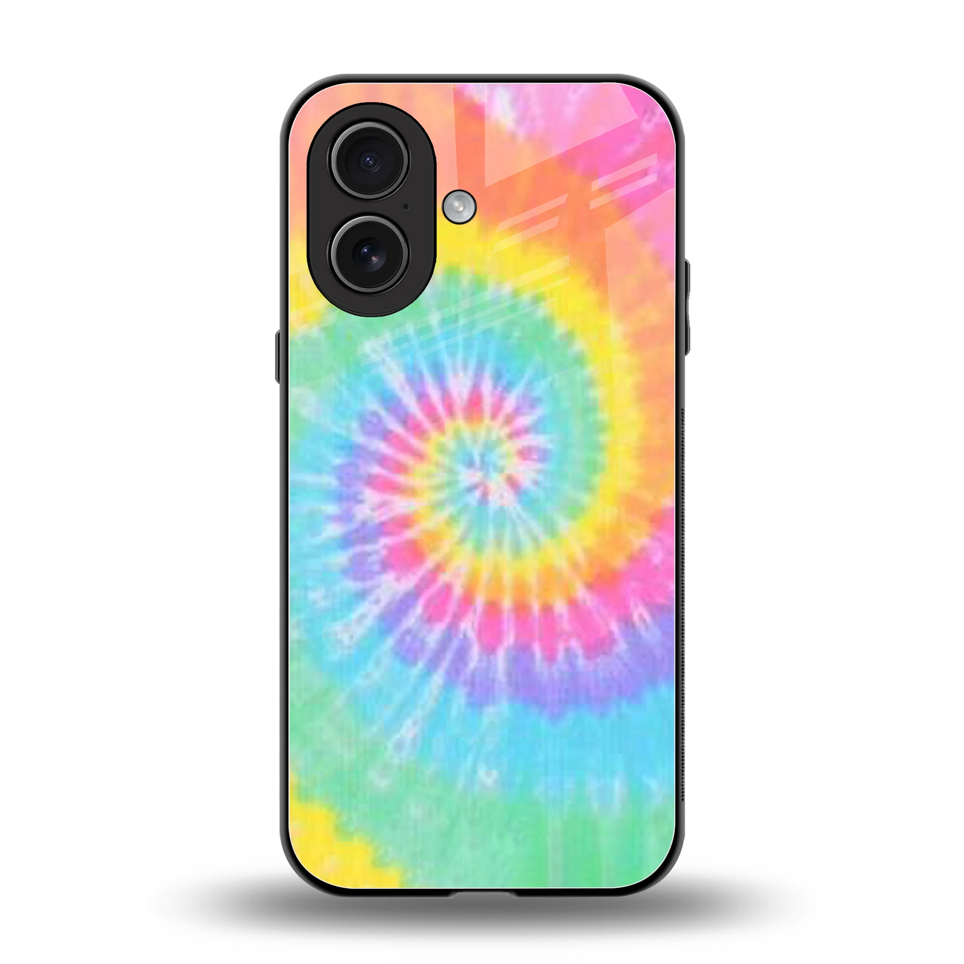 Rainbow back phone cover | glass case for iphone 17