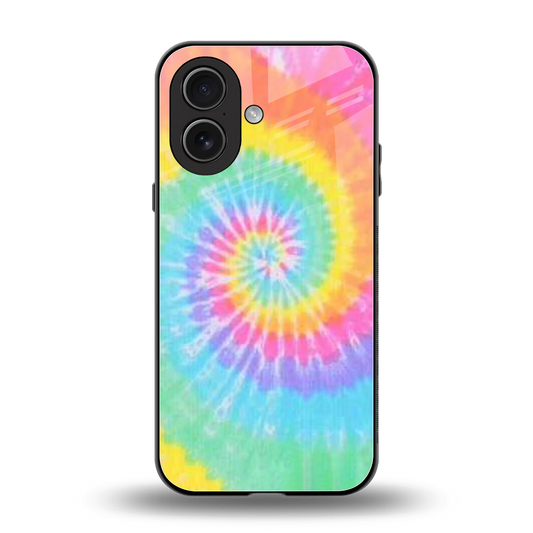 Rainbow back phone cover | glass case for iphone 17