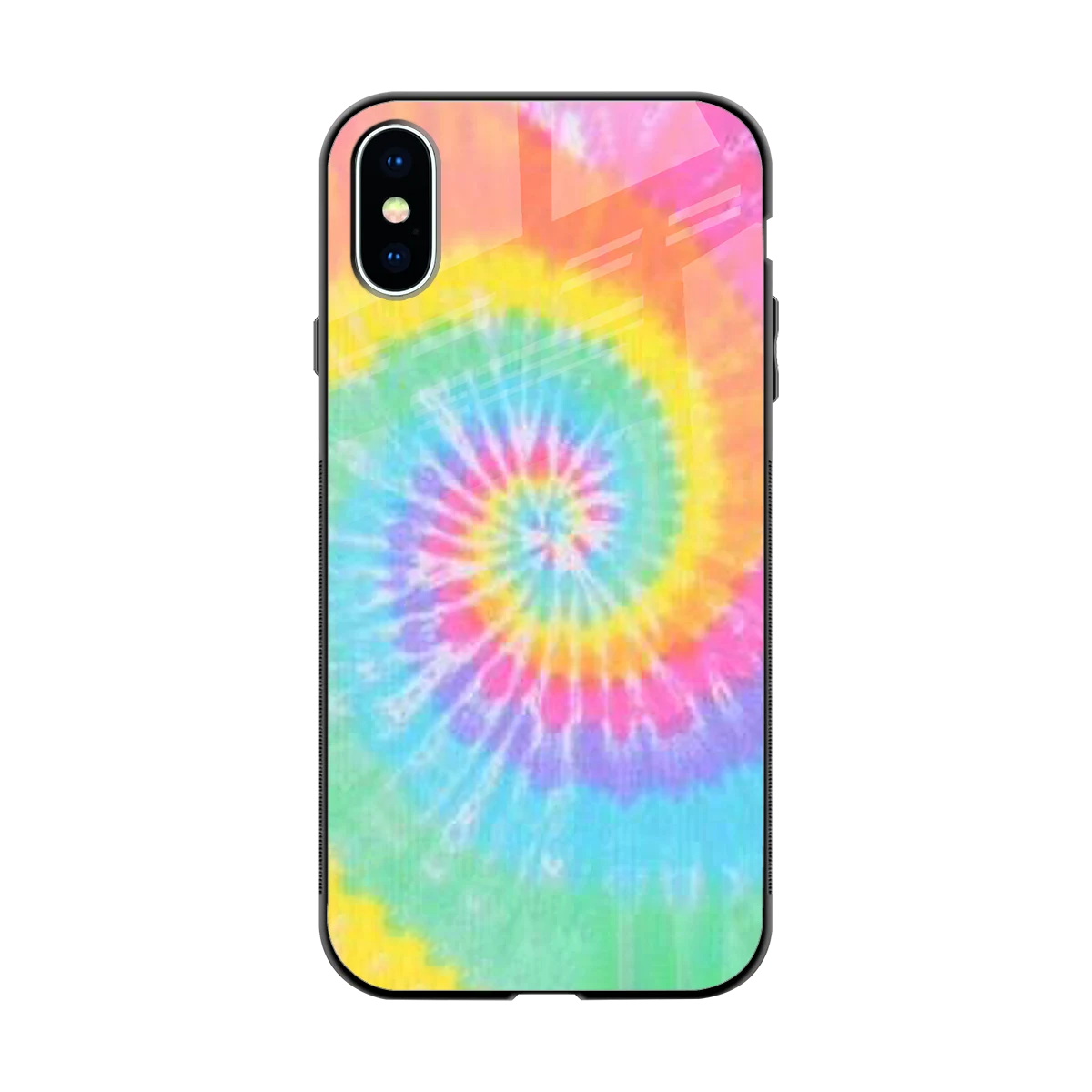 Rainbow back phone cover | glass case for iphone xs