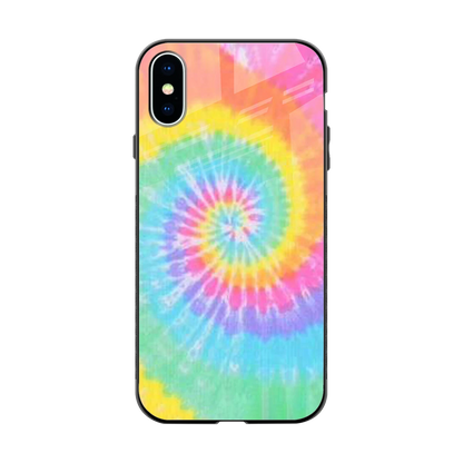 Rainbow back phone cover | glass case for iphone xs