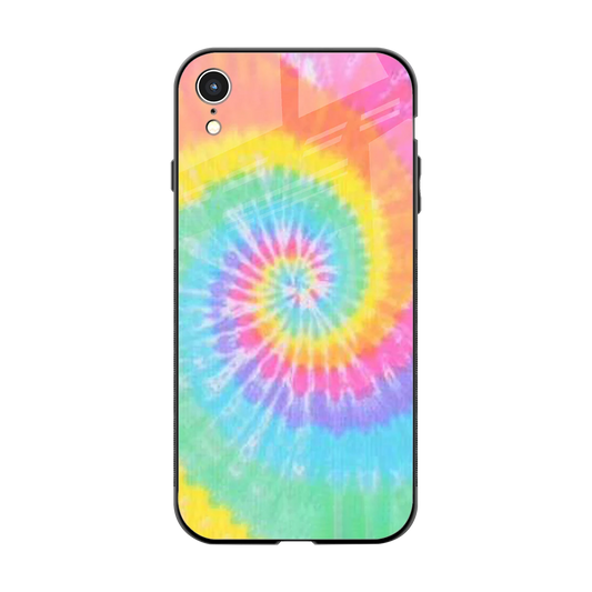 Rainbow back phone cover | glass case for iphone xr