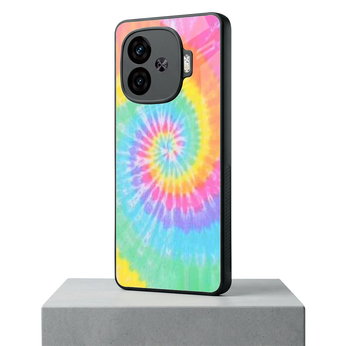 Rainbow iqoo neo 10r 5g mobile cover | shockproof glass phone case