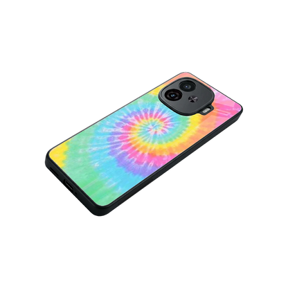 Rainbow stylish phone case for iqoo neo 10r 5g | glossy glass and slim fit