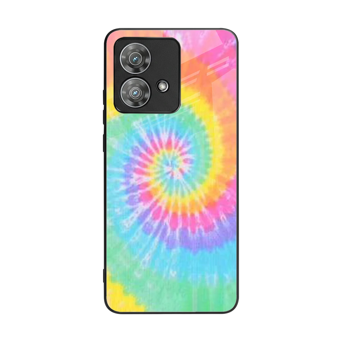 Rainbow back phone cover | glass case for motorola edge 40 neo 5g
