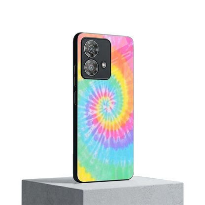 Rainbow motorola edge 40 neo 5g mobile cover | shockproof glass phone case