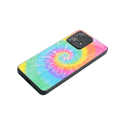 Rainbow stylish phone case for motorola edge 40 neo 5g | glossy glass and slim fit