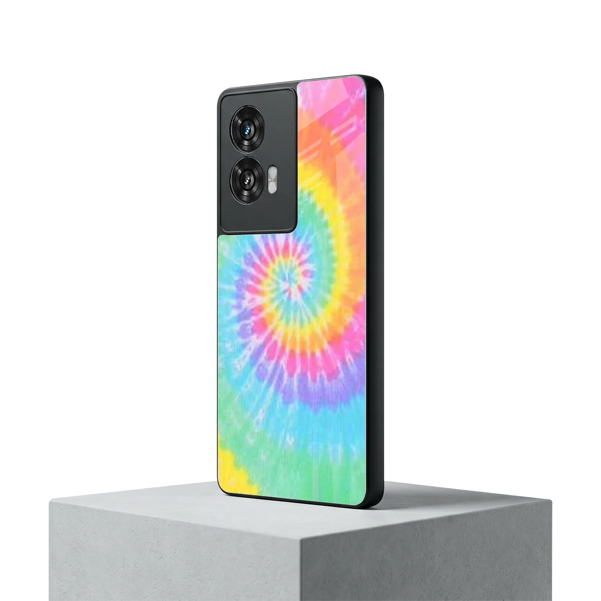 Rainbow motorola edge 50 fusion mobile cover | shockproof glass phone case