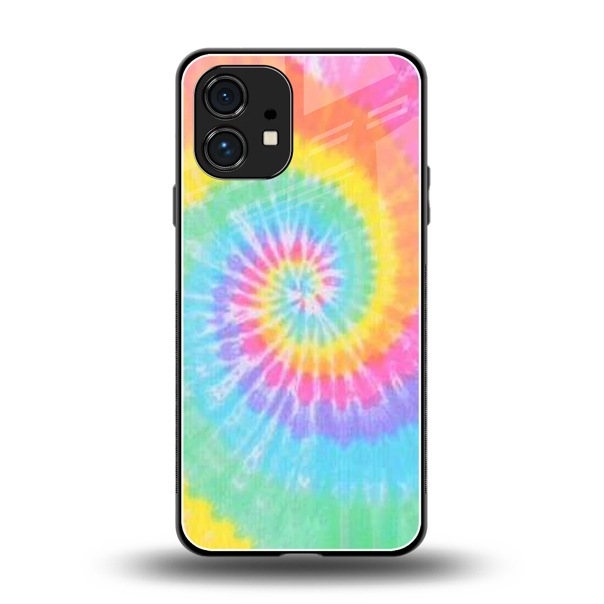 Rainbow back phone cover | glass case for nothing phone 1
