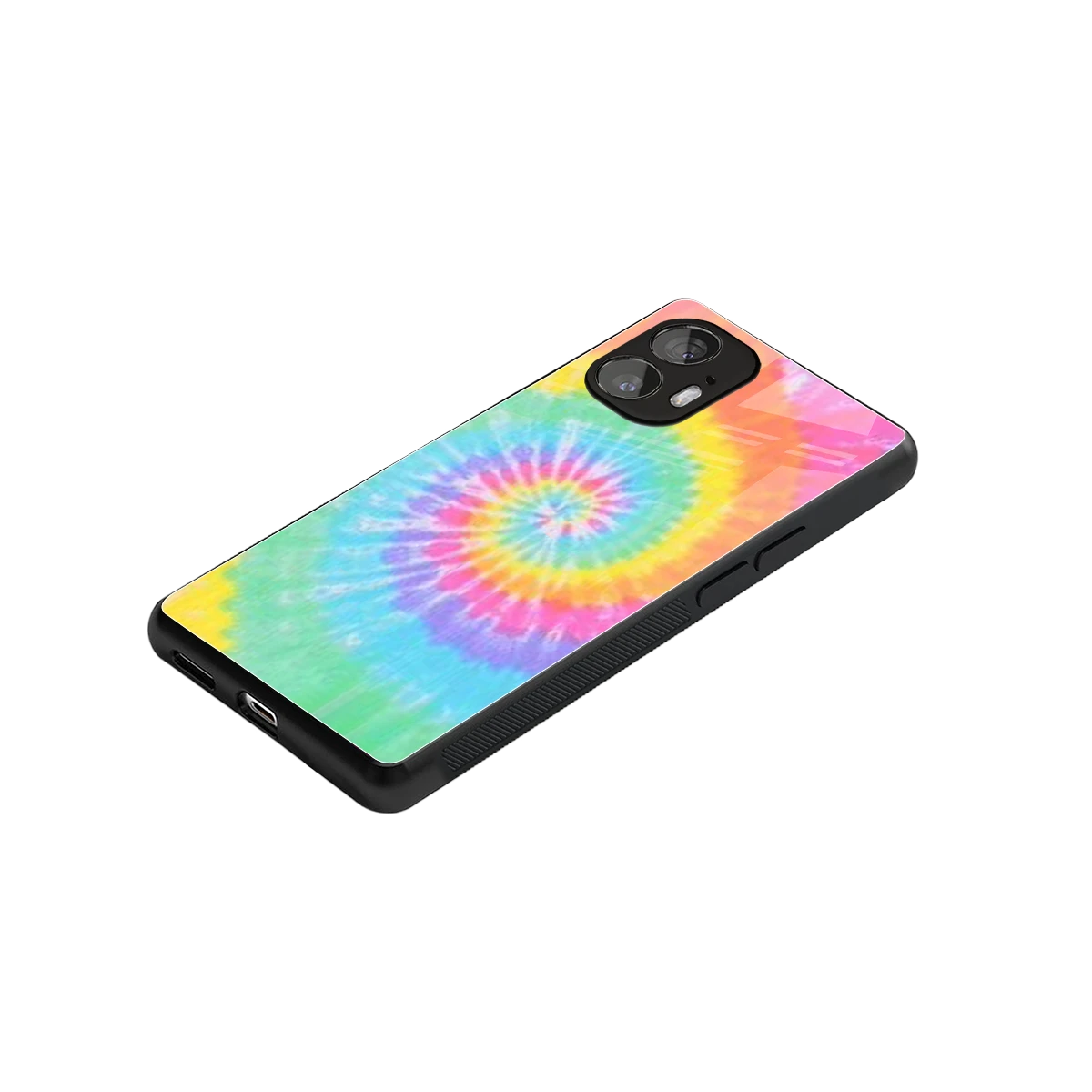 Rainbow stylish phone case for nothing phone 2 | glossy glass and slim fit