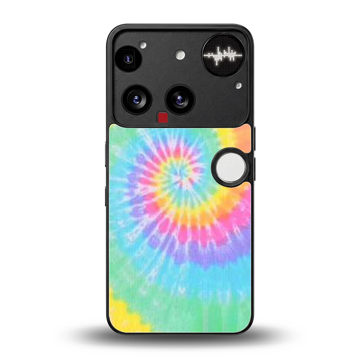 Rainbow back phone cover | glass case for nothing phone 3