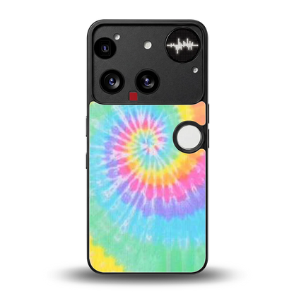 Rainbow back phone cover | glass case for nothing phone 3