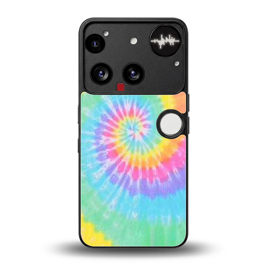 Rainbow back phone cover | glass case for nothing phone 3