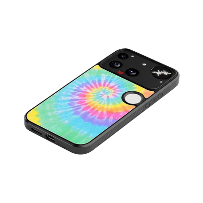 Rainbow stylish phone case for nothing phone 3 | glossy glass and slim fit