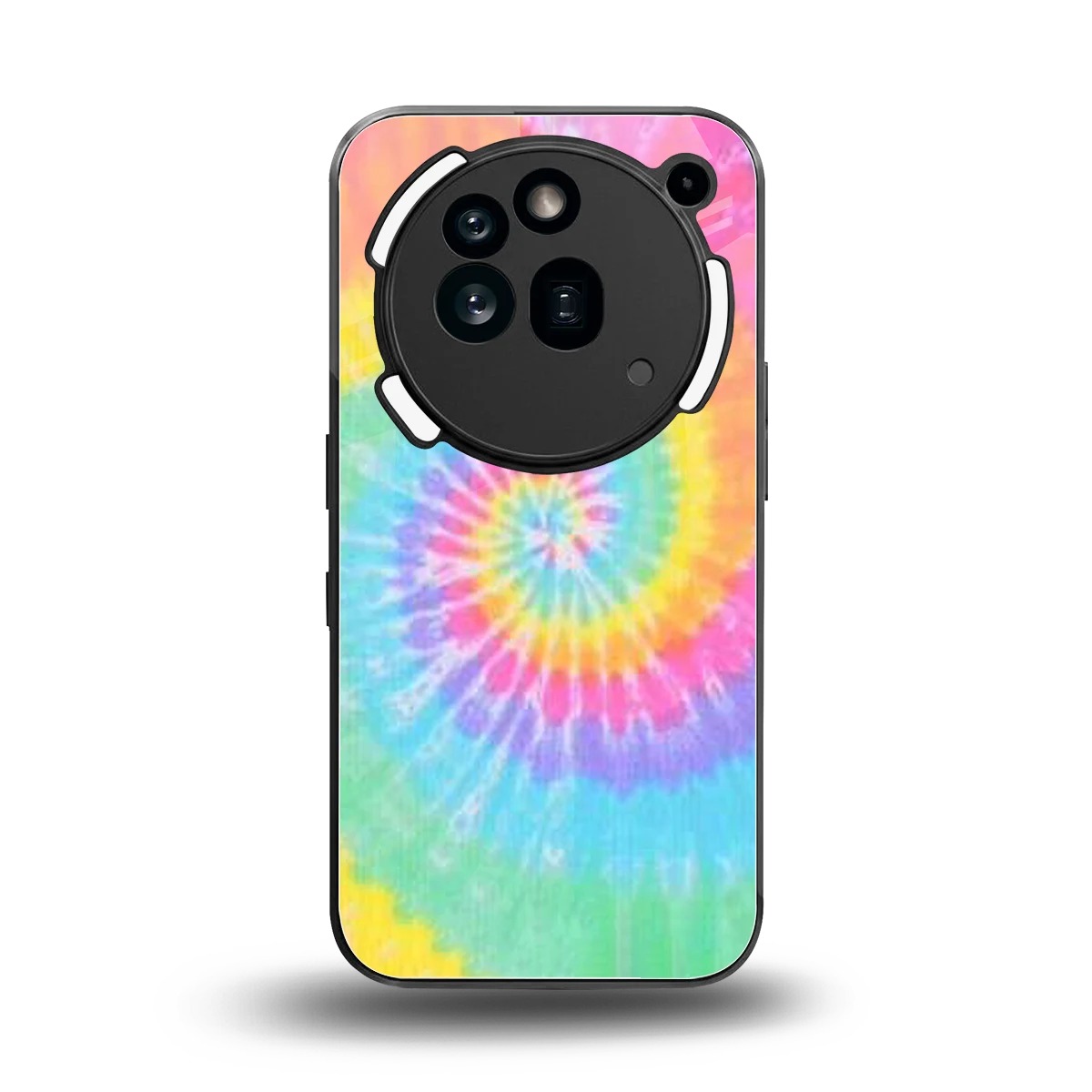 Rainbow back phone cover | glass case for nothing phone 3a pro
