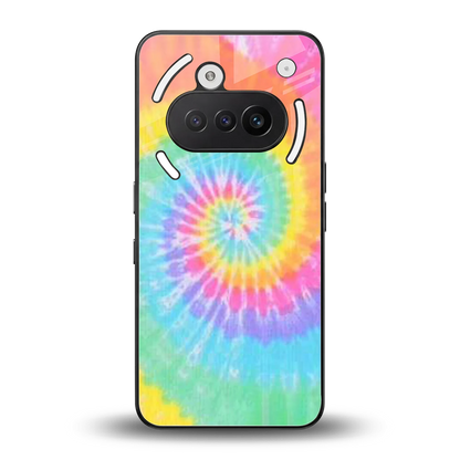 Rainbow back phone cover | glass case for nothing phone 3a