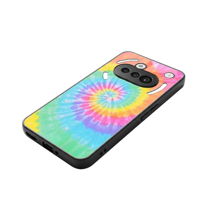 Rainbow stylish phone case for nothing phone 3a | glossy glass and slim fit