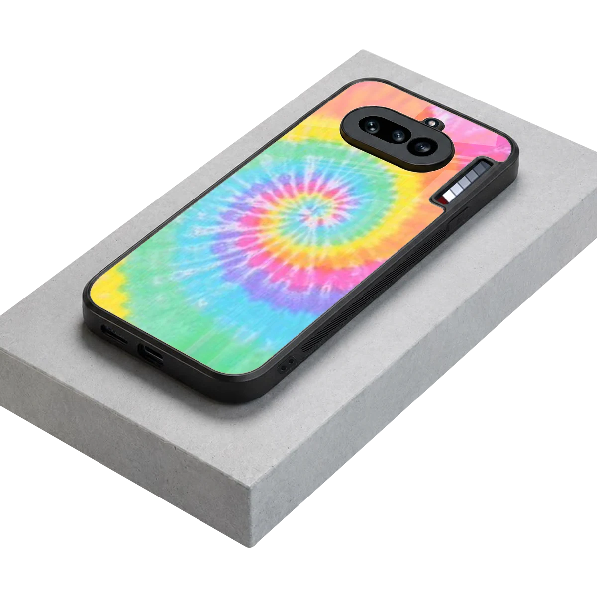 Rainbow stylish phone case for nothing phone 4a | glossy glass and slim fit