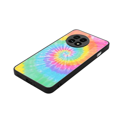 Rainbow stylish phone case for oneplus 13r | glossy glass and slim fit