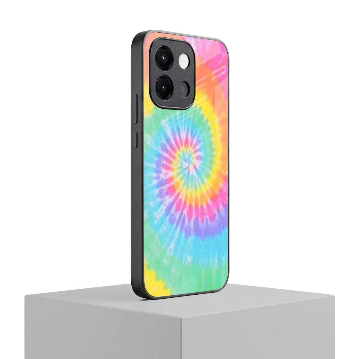Rainbow oneplus 13s mobile cover | shockproof glass phone case
