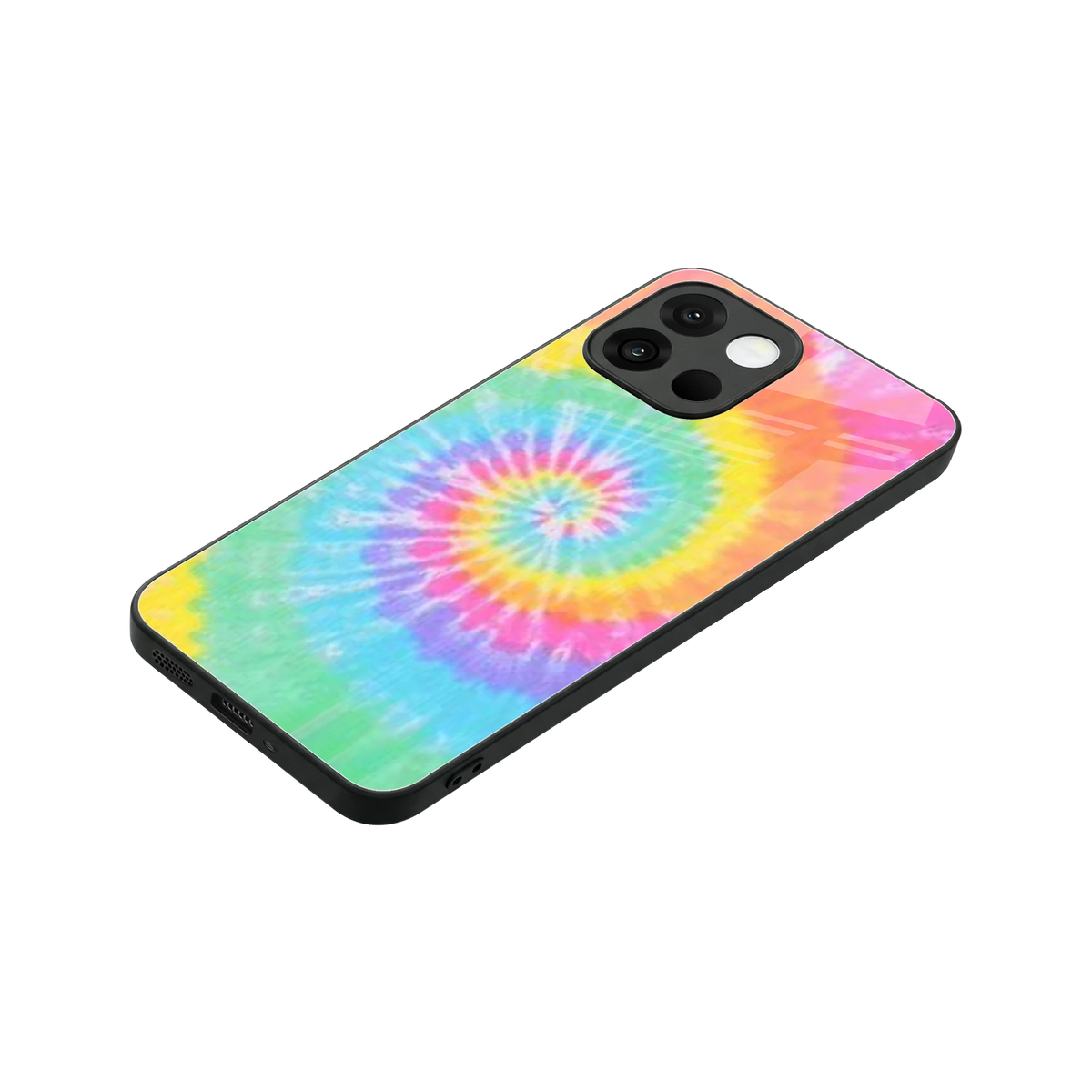 Rainbow stylish phone case for oneplus 13s | glossy glass and slim fit