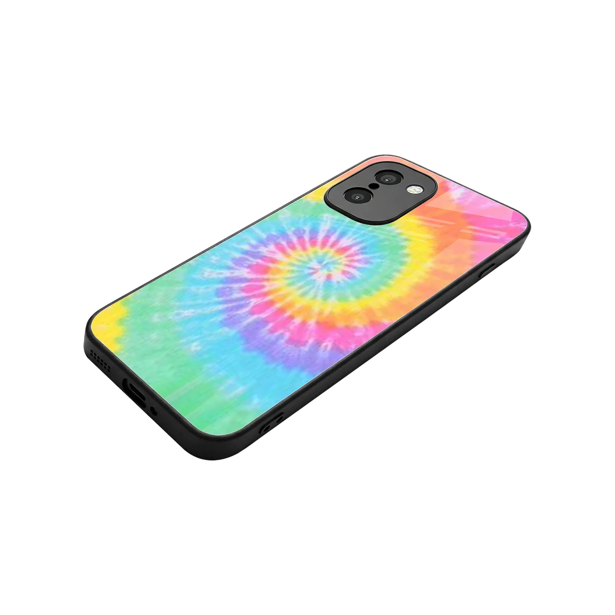 Rainbow stylish phone case for oneplus 15r | glossy glass and slim fit