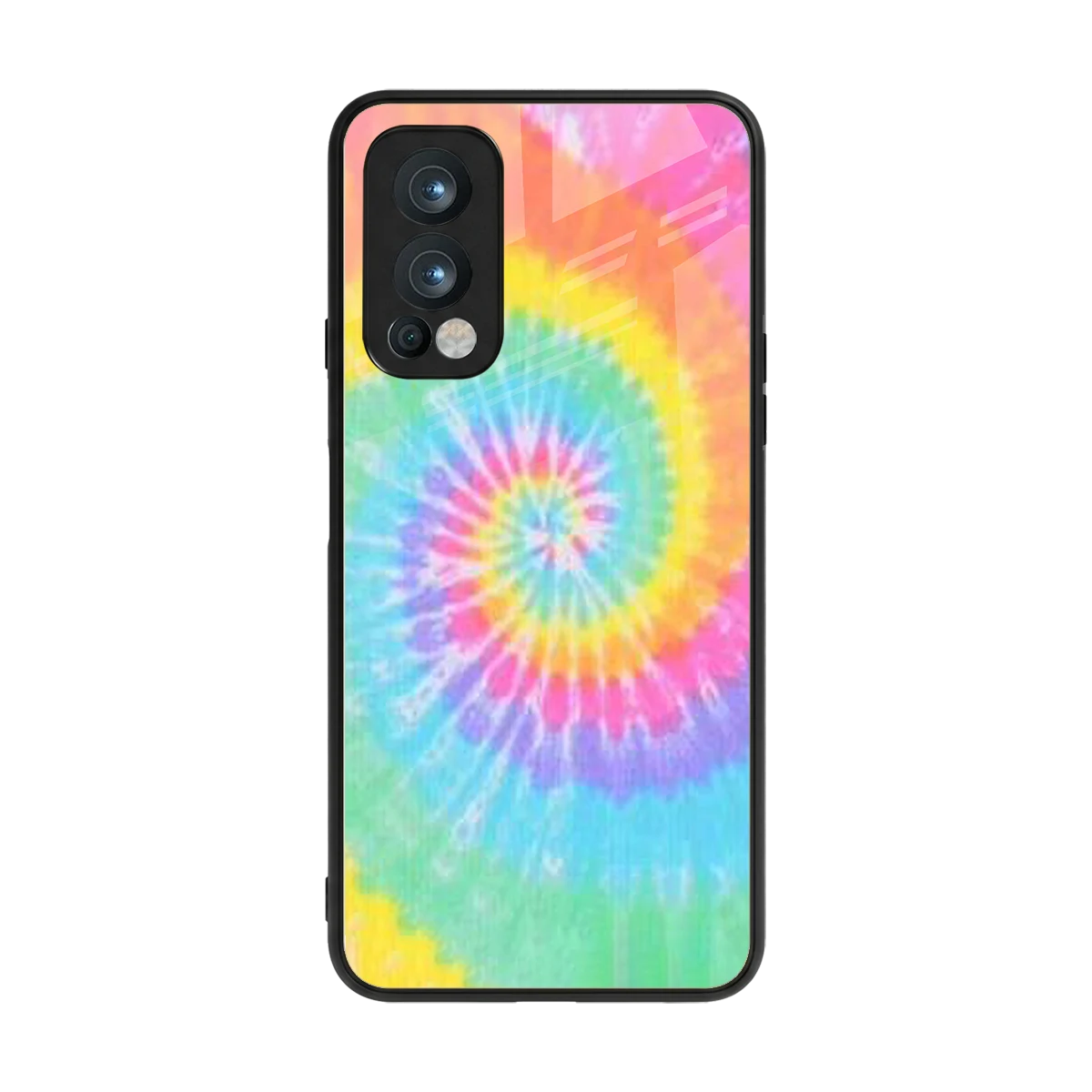 Rainbow back phone cover | glass case for oneplus nord 2