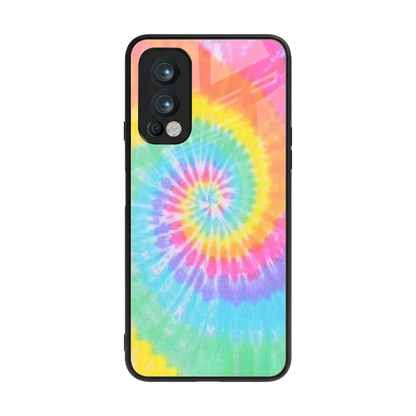 Rainbow back phone cover | glass case for oneplus nord 2