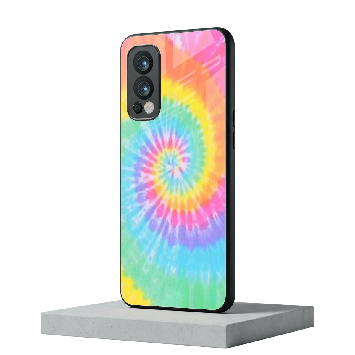 Rainbow oneplus nord 2 mobile cover | shockproof glass phone case