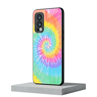 Rainbow oneplus nord 2 mobile cover | shockproof glass phone case