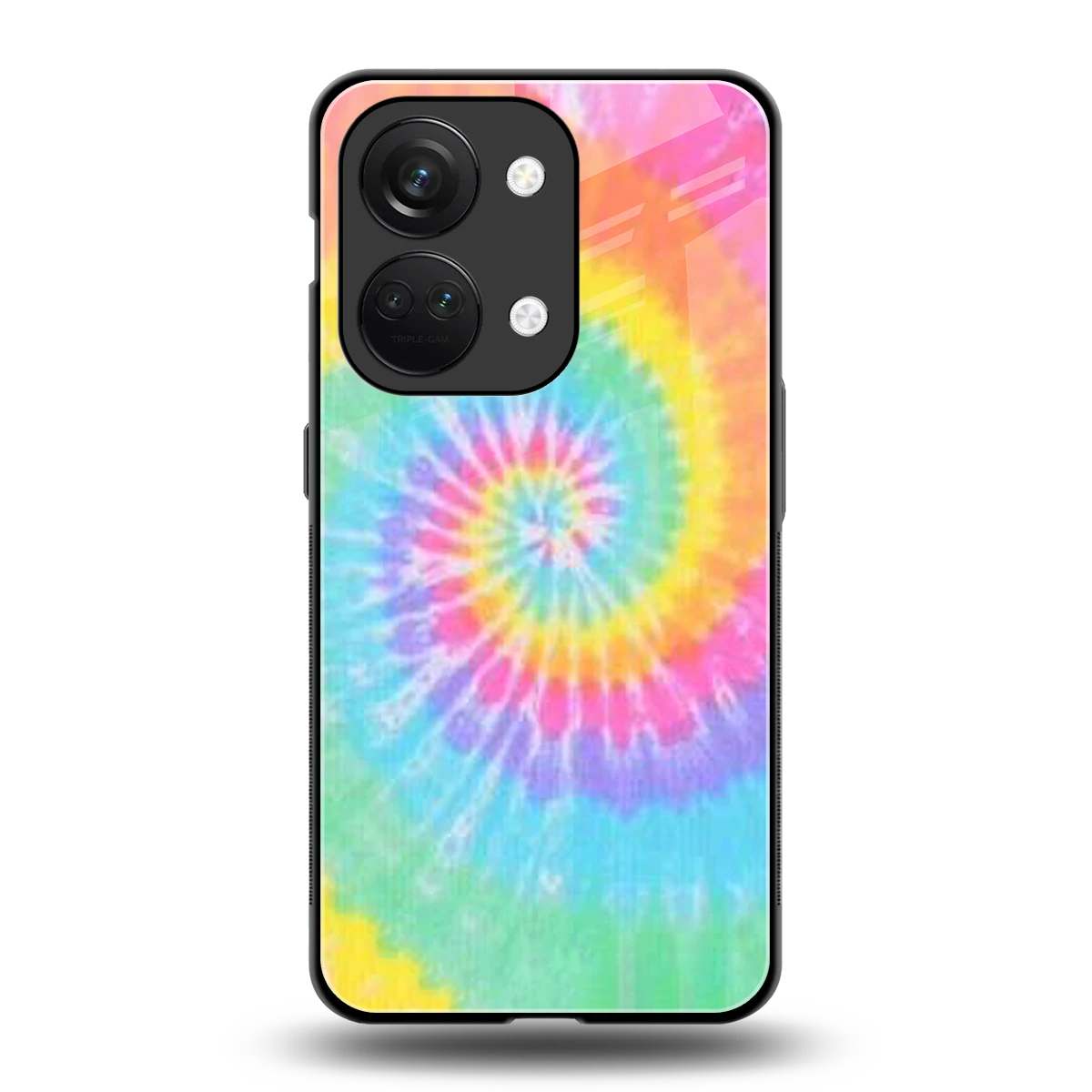 Rainbow back phone cover | glass case for oneplus nord 3
