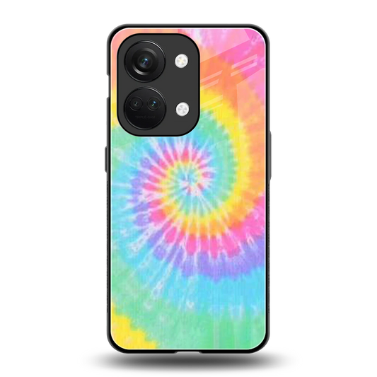 Rainbow back phone cover | glass case for oneplus nord 3