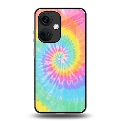 Rainbow back phone cover | glass case for oneplus nord ce 3
