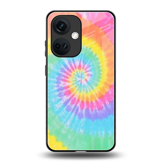 Rainbow back phone cover | glass case for oneplus nord ce 3