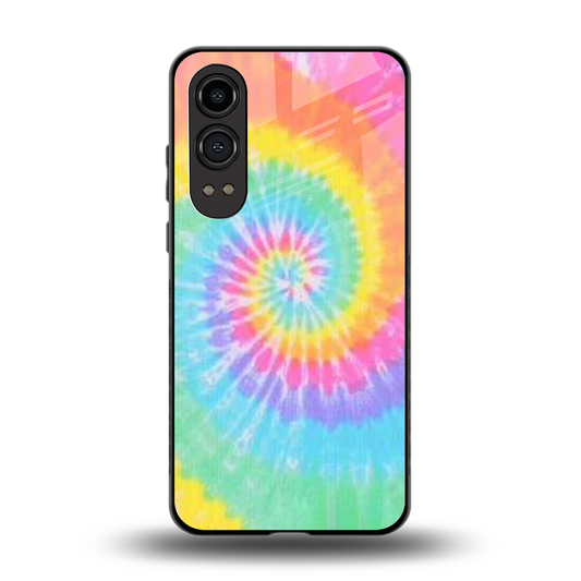 Rainbow back phone cover | glass case for oneplus nord ce 4 lite