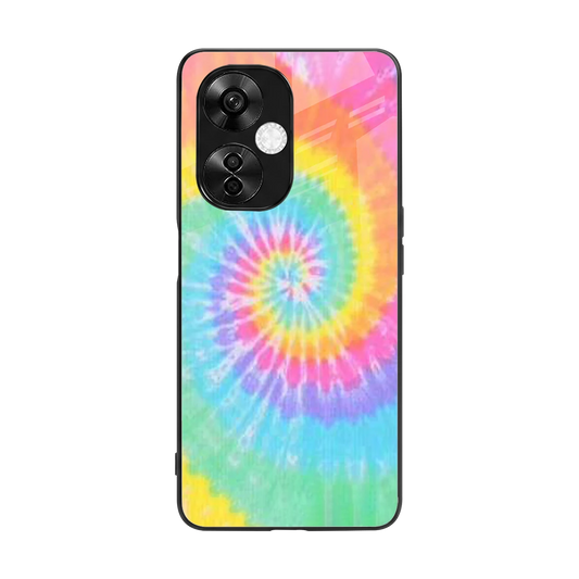 Rainbow back phone cover | glass case for oneplus nord ce 3 lite