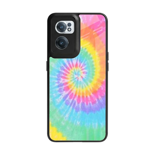Rainbow back phone cover | glass case for oneplus nord ce 2