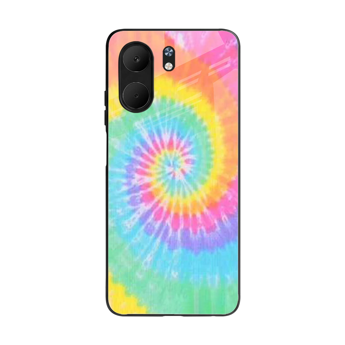 Rainbow back phone cover | glass case for oppo a5x 5g