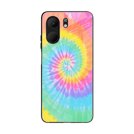 Rainbow back phone cover | glass case for oppo a5x 5g