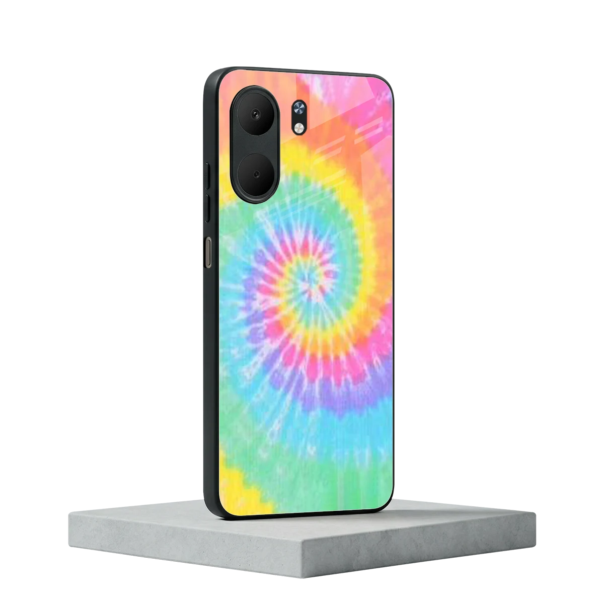Rainbow oppo a5x 5g mobile cover | shockproof glass phone case