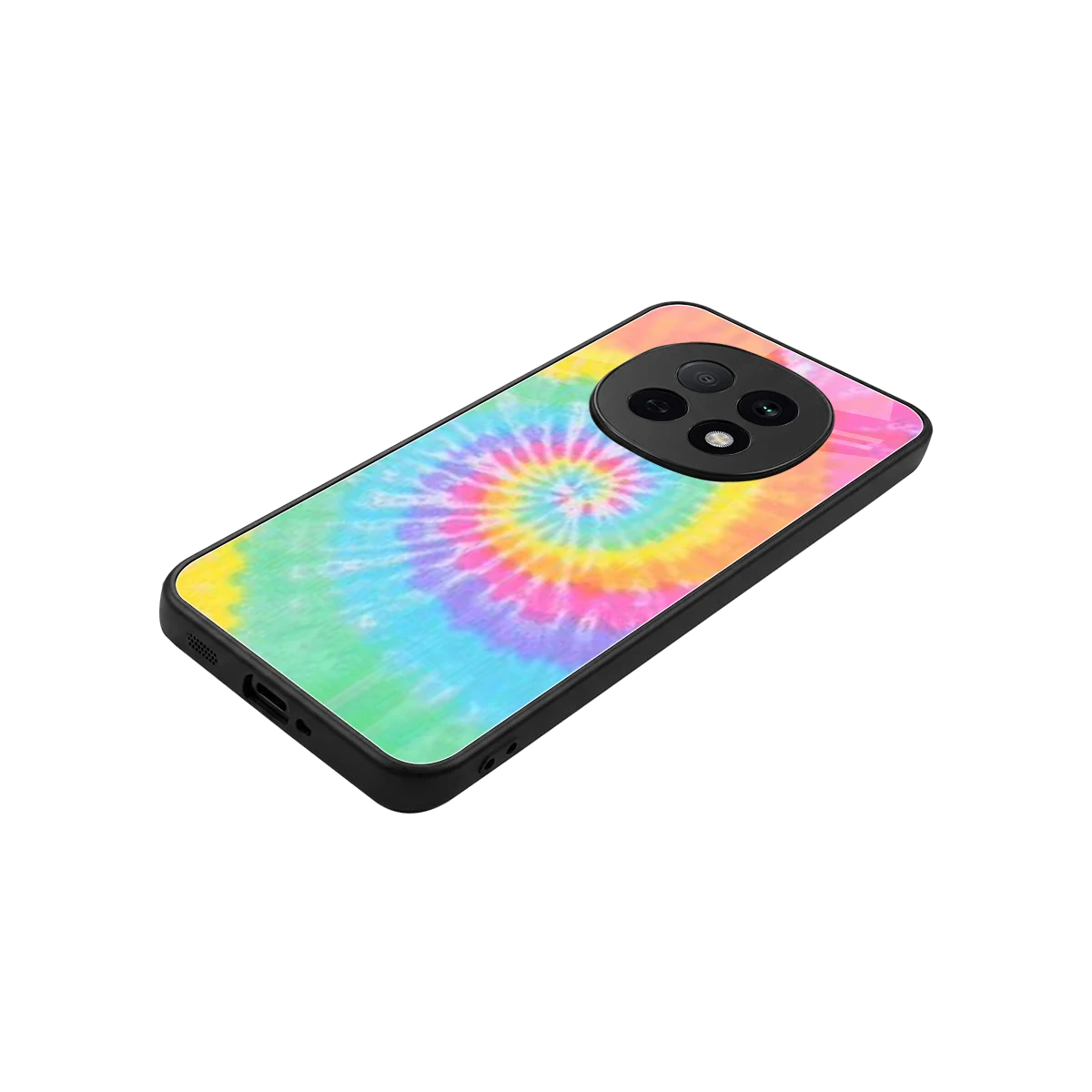 Rainbow stylish phone case for oppo f29 pro 5g | glossy glass and slim fit