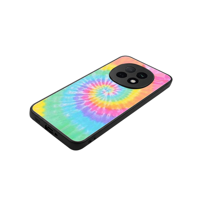 Rainbow stylish phone case for oppo f29 pro 5g | glossy glass and slim fit