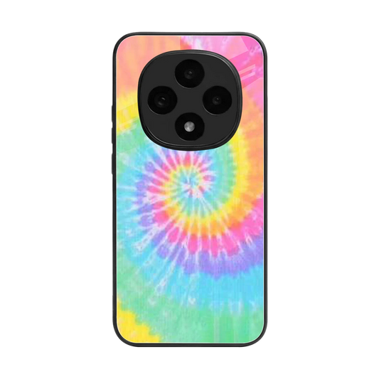 Rainbow back phone cover | glass case for oppo f31 pro 5g