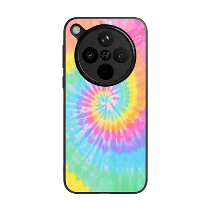 Rainbow back phone cover | glass case for oppo find x8