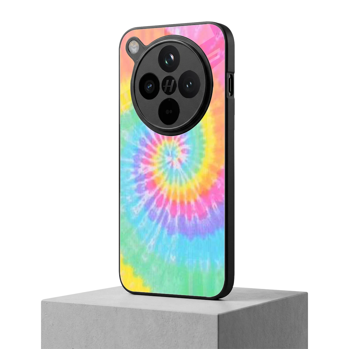 Rainbow oppo find x8 mobile cover | shockproof glass phone case